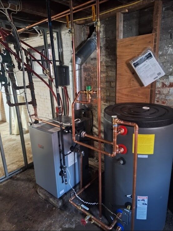 Boiler & water-heater install — our work